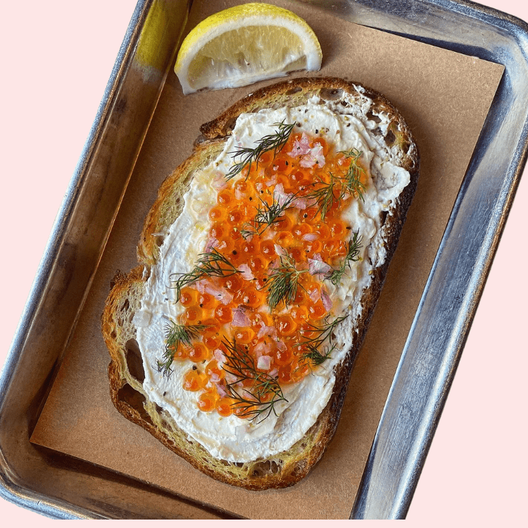 Ikura Toast